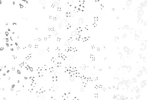 Light Silver, Gray vector pattern with spheres. Stock Illustration