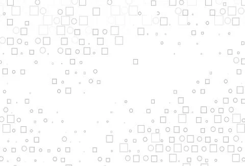 Light Silver, Gray vector pattern with spheres, squares. Illustrazione stock