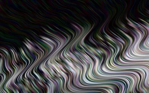 Light Silver, Gray vector pattern with liquid shapes. 库存插图