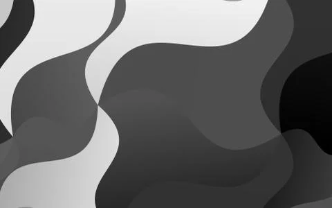 Light Silver, Gray vector pattern with bubble shapes. Stock Illustration