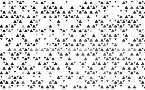 Light Silver, Gray vector pattern in polygonal style. Stock Illustration