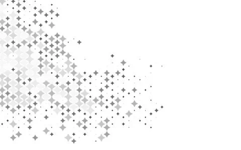 Light Silver, Gray vector pattern with christmas stars. Stock Illustration