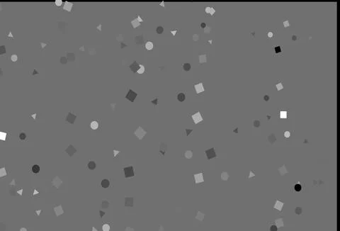 Light Silver, Gray vector pattern in polygonal style with circles. Illustrazione stock