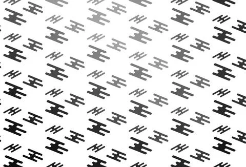 Light Silver, Gray vector pattern with narrow lines. 스톡 일러스트