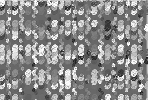 Light Silver, Gray vector pattern with liquid shapes. Stock Illustration
