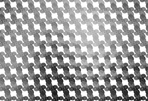 Light Silver, Gray vector pattern with bubble shapes. Stockillustratie