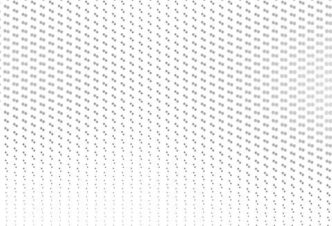 Light Silver, Gray vector pattern with christmas snowflakes. Stock Illustration