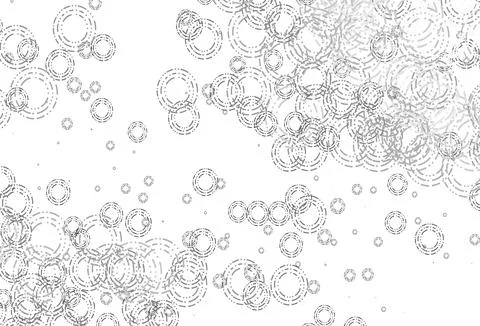 Light Silver, Gray vector pattern with spheres. Illustrazione stock