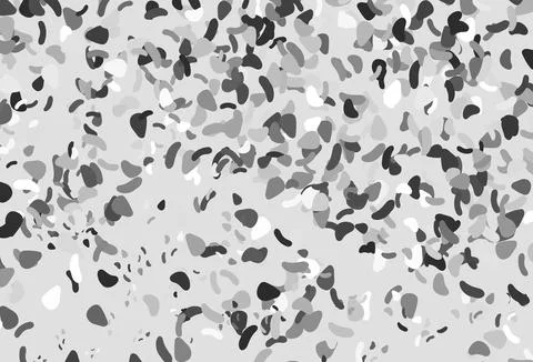 Light silver, gray vector pattern with chaotic shapes. 스톡 일러스트
