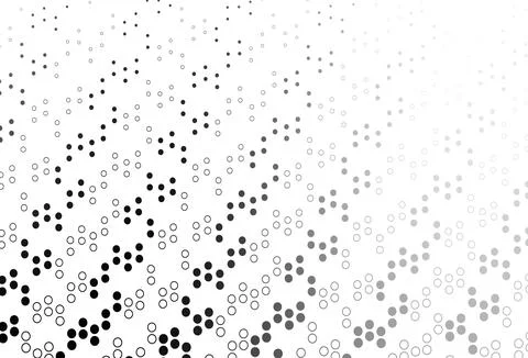 Light Silver, Gray vector pattern with spheres. Stock Illustration