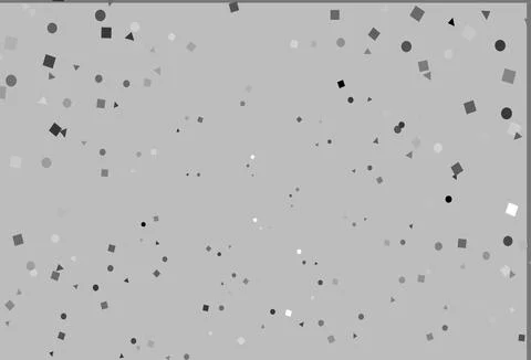 Light Silver, Gray vector pattern in polygonal style with circles. Stock Illustration