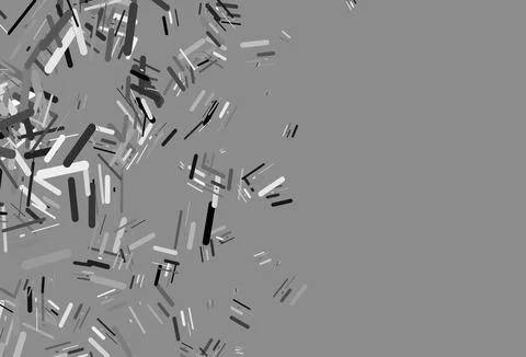 Light Silver, Gray vector pattern with narrow lines. 스톡 일러스트