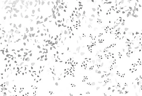 Light silver, gray vector pattern with chaotic shapes. Illustrazione stock