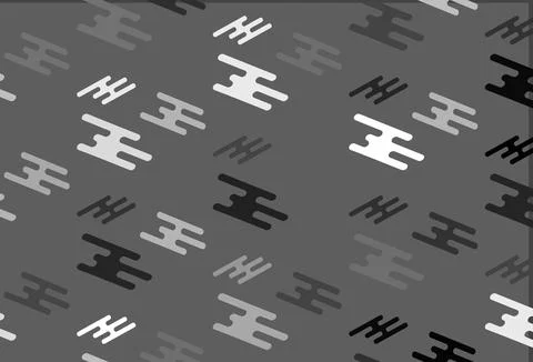 Light Silver, Gray vector pattern with narrow lines. 스톡 일러스트