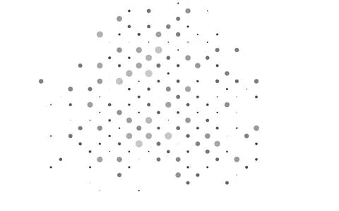 Light Silver, Gray vector pattern with spheres. イラスト素材