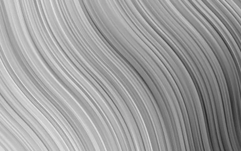 Light Silver, Gray vector pattern with lines, ovals. 스톡 일러스트