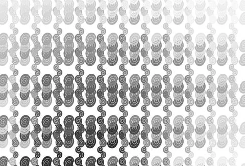 Light Silver, Gray vector pattern with liquid shapes. Illustrazione stock
