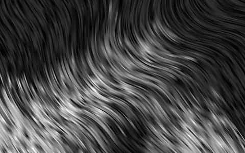 Light Silver, Gray vector pattern with liquid shapes. Stockillustratie