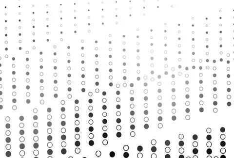 Light Silver, Gray vector pattern with spheres. Stock Illustration