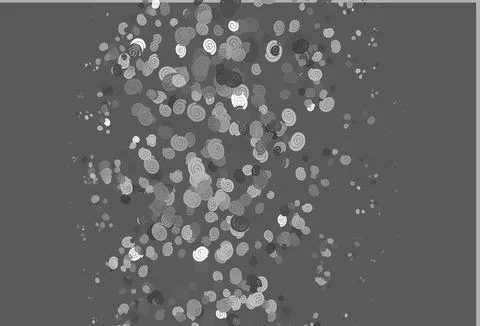 Light Silver, Gray vector pattern with liquid shapes. Illustrazione stock