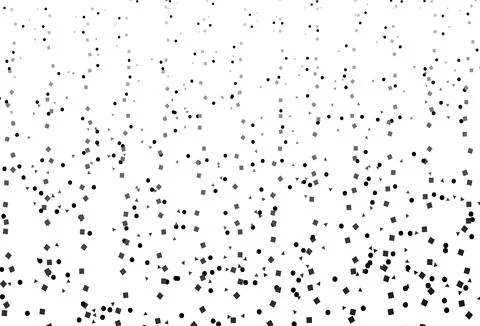 Light Silver, Gray vector pattern in polygonal style with circles. Stock Illustration