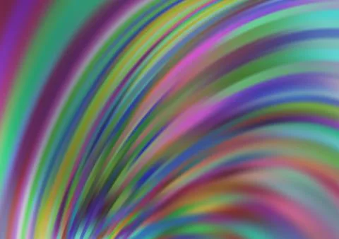 Light Silver, Gray vector pattern with bent ribbons. Illustrazione stock