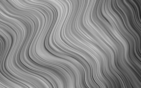 Light Silver, Gray vector pattern with liquid shapes. Stock Illustration