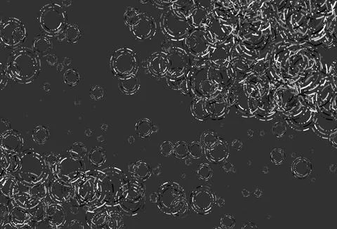 Light Silver, Gray vector pattern with spheres. イラスト素材