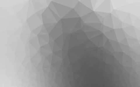 Light Silver, Gray vector polygon abstract layout. 스톡 일러스트