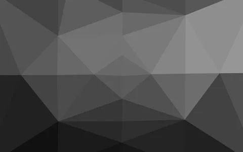 Light Silver, Gray vector polygon abstract layout. 库存插图