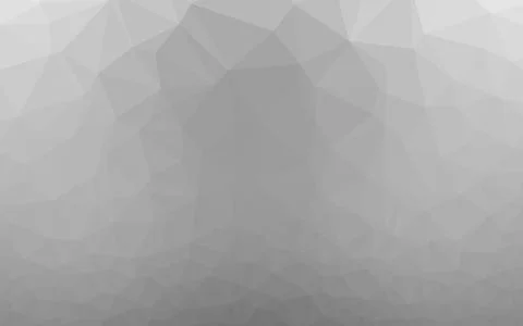 Light Silver, Gray vector polygon abstract background. Illustrazione stock
