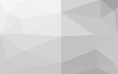 Light Silver, Gray vector polygon abstract backdrop. Stock Illustration