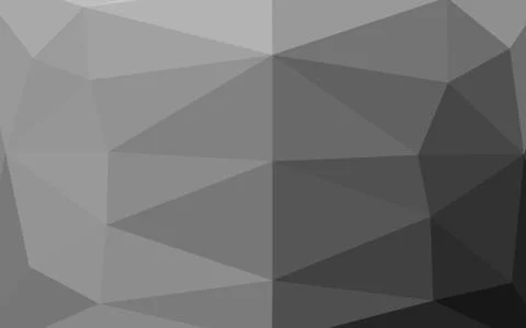 Light Silver, Gray vector polygonal pattern. Stockillustratie