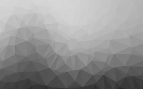 Light Silver, Gray vector polygonal background. Stock Illustration
