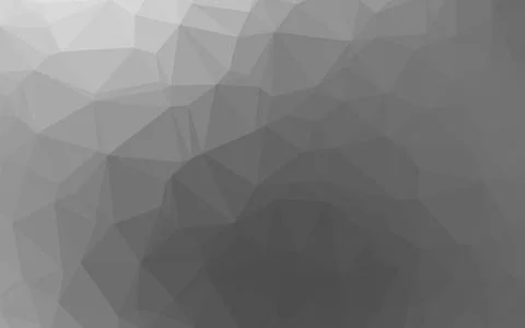 Light Silver, Gray vector polygonal template. Stockillustratie
