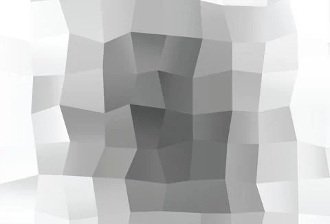 Light Silver, Gray vector polygonal pattern. Stock Illustration