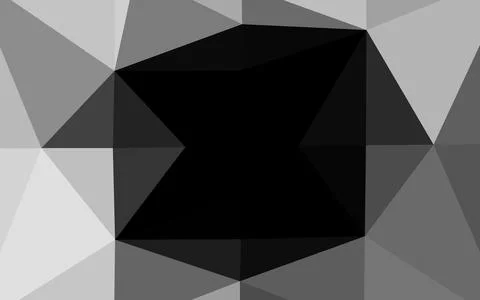 Light Silver, Gray vector polygonal pattern. Ilustración de archivo