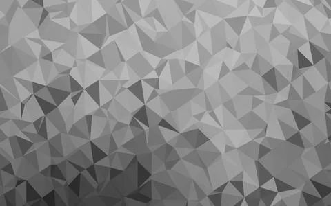 Light Silver, Gray vector polygonal pattern. Illustration