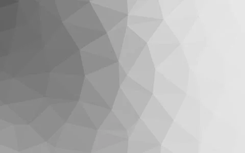 Light Silver, Gray vector polygonal background. Stock Illustration