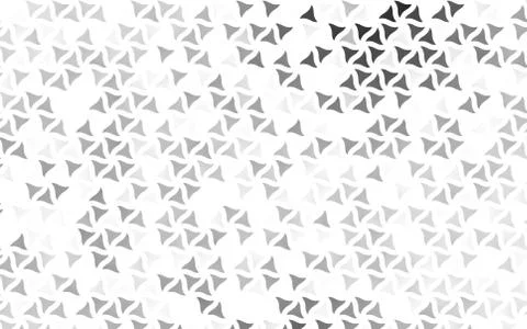 Light Silver, Gray vector seamless pattern in polygonal style. 스톡 일러스트