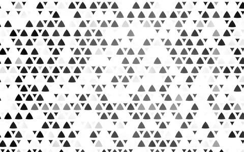 Light Silver, Gray vector seamless pattern in polygonal style. Illustrazione stock