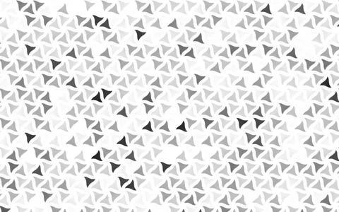Light Silver, Gray vector seamless pattern in polygonal style. Stock Illustration
