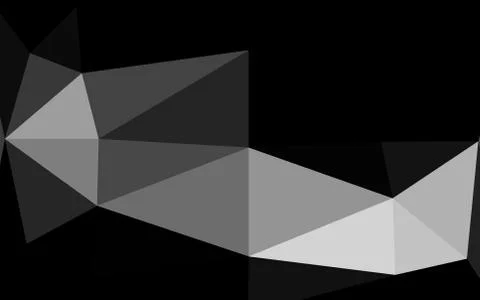 Light Silver, Gray vector shining triangular background. Illustrazione stock