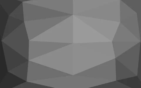 Light Silver, Gray vector shining triangular background. 스톡 일러스트