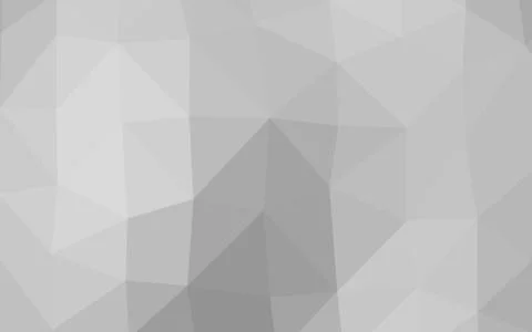 Light Silver, Gray vector shining triangular background. Stock Illustration