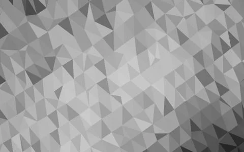 Light Silver, Gray vector shining triangular template. 스톡 일러스트