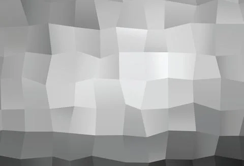 Light Silver, Gray vector shining triangular background. Stock Illustration