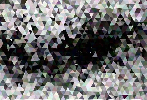 Light Silver, Gray vector shining triangular background. Stock Illustration