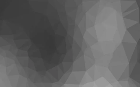 Light Silver, Gray vector shining triangular background. Stock Illustration