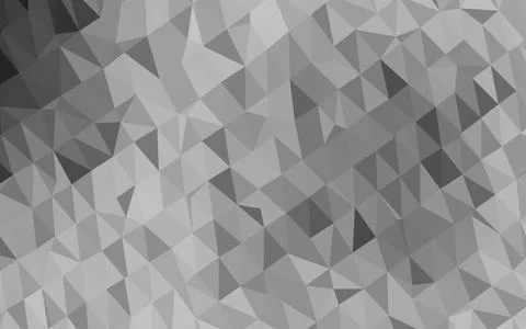 Light Silver, Gray vector shining triangular background. Stock Illustration